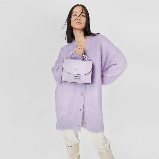 モーブカラーのスモール・クロスボディバッグ TOUS Sylvia