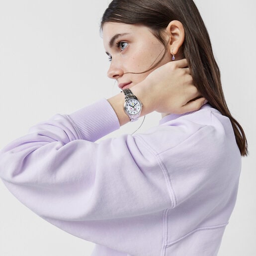 Reloj analógico Nit de acero