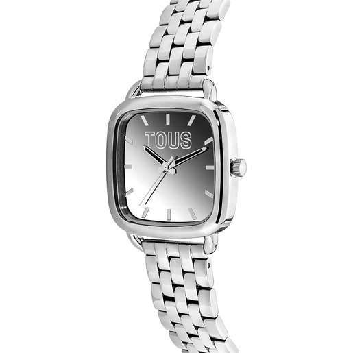 スティールブレスレット付きアナログ式腕時計 TOUS D-Logo Mirror