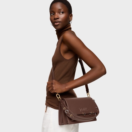 Medium brown Crossbody bag TOUS Audree Earrings