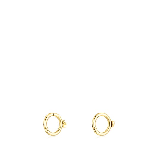 Gold-colored IP Steel TOUS Basics ear Piercing | TOUS