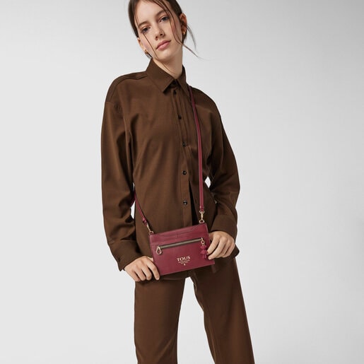 Targetero colgante Tous Pop burdeos