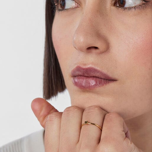 טבעת Cool Joy של TOUS עם עיטור לב