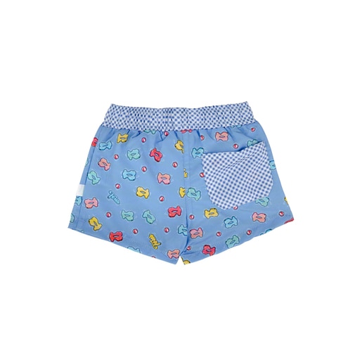 Traje de baño Short Float azul