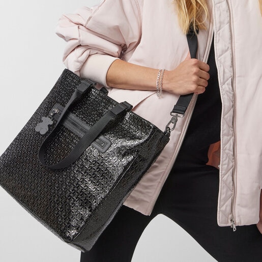 Sac shopping Lindsay de couleur noire