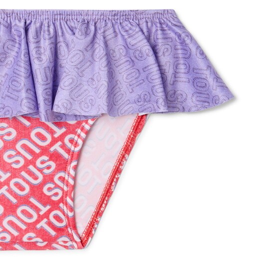 Girls bikini bottoms in Logo lilac