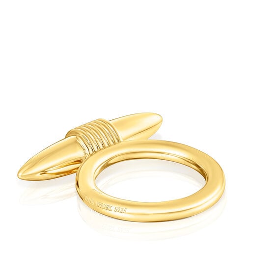 Silver vermeil Lure Ring