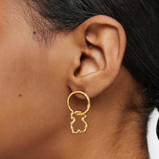 Small Gold Hold Bear Ring