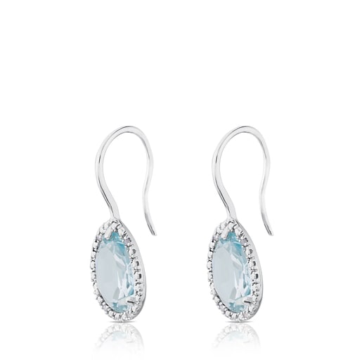 Pendientes Color Kings de Oro blanco