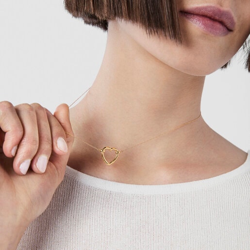 Колье с сердечком Hold Gold