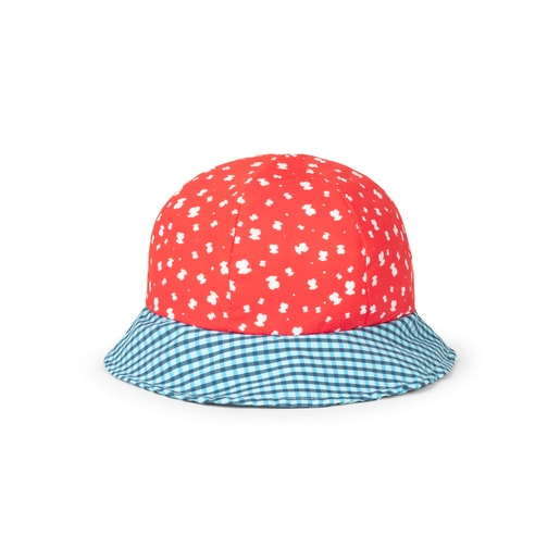 Gorrito de playa niña Drops Rojo