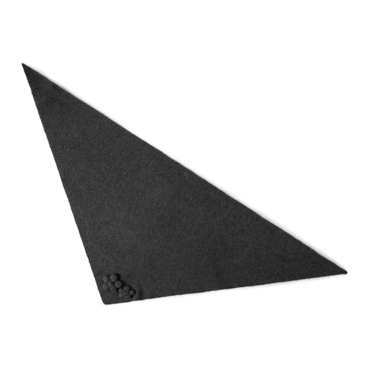 Pañuelo triangular gris oscuro TOUS Daisy