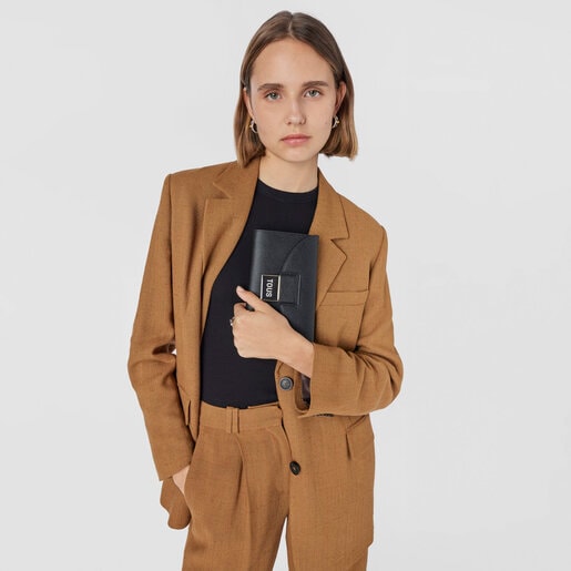 Billetera Flap negra TOUS Sylvia