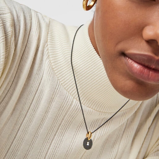Two-tone Oursin Necklace