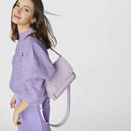 תיק צד Audree TOUS Funny בינוני בצבע סגלגל