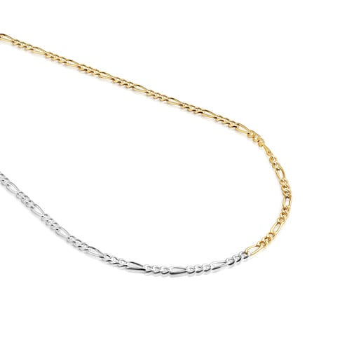 TOUS Two-tone TOUS Basics Necklace with curb chain | Westland Mall