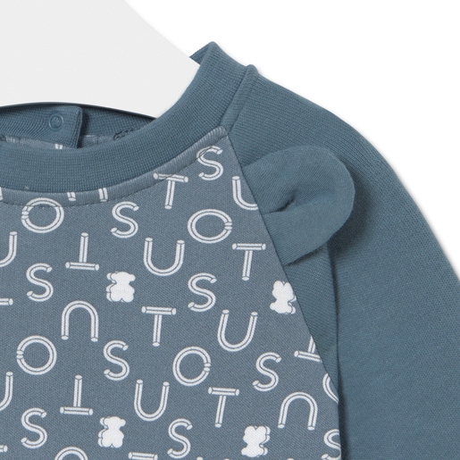 Pelele de bebé Soft marino