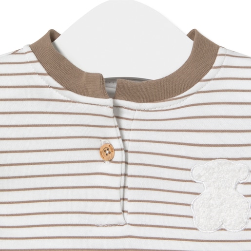 Baby t-shirt in Soft beige
