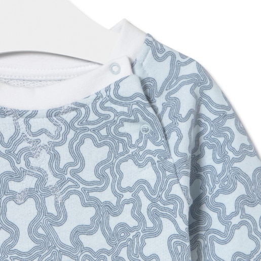 Baby playsuit in KaosP sky blue