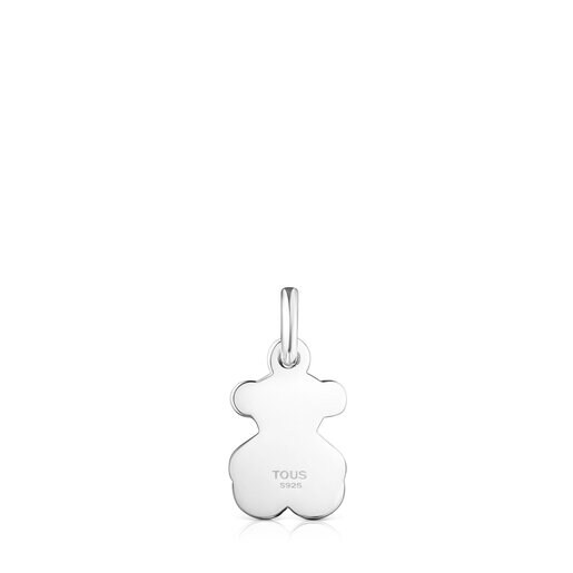 Pingente pequeno Sweet Dolls urso em Prata