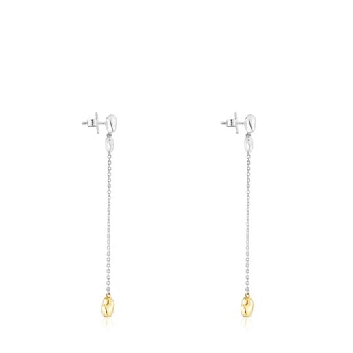 Long two-tone TOUS Joy Bits earrings