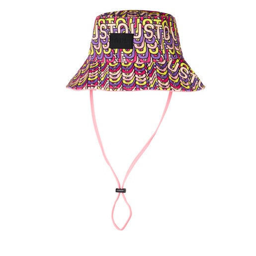 Chapéu bucket reversível rosa TOUS Vera Doble