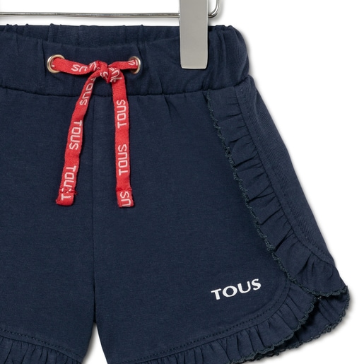 Shorts desportivos de menina Casual Azuis Marinhos