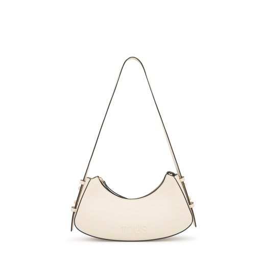 Bolso de hombro beige TOUS Back to basics