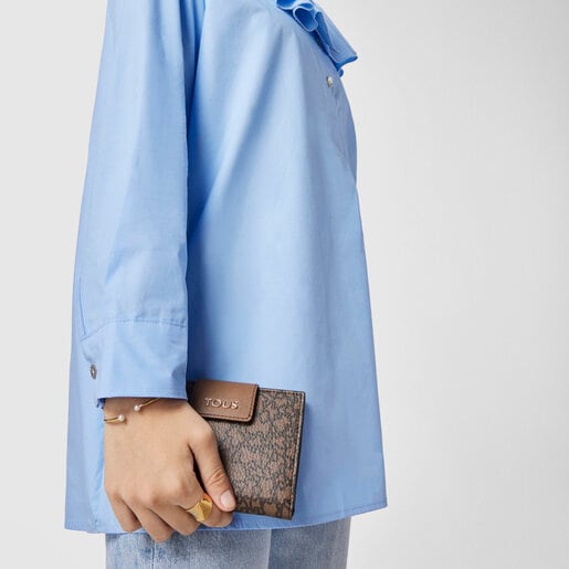 Маленький коричневый кошелек Kaos Mini