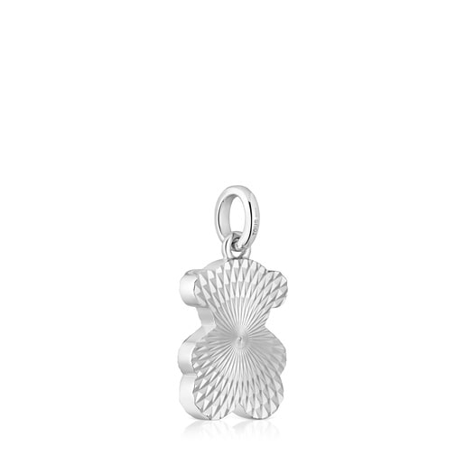 Pendentif ourson texturisé en argent Sweet Dolls