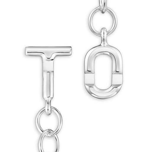 Pulsera cadena redonda de plata TOUS MANIFESTO