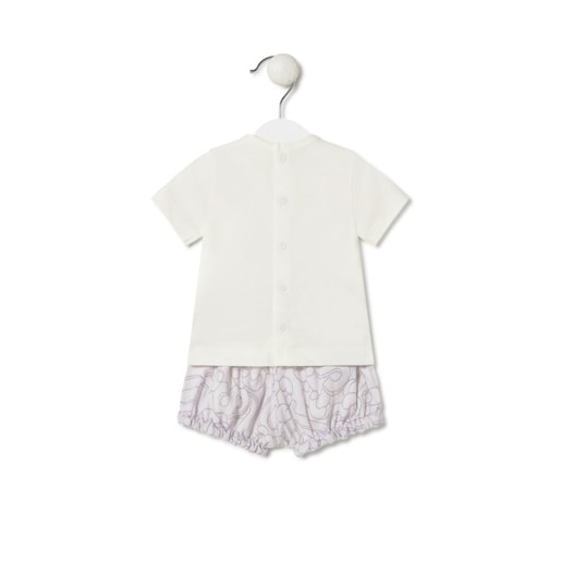 Conjunto de bebé Mix lila