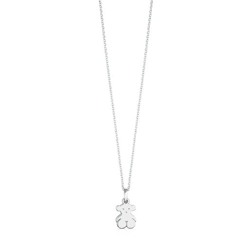 Silver Sweet Dolls small bear Necklace | TOUS