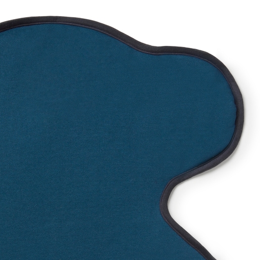 Bear-shaped travel changing mat in Trend navy