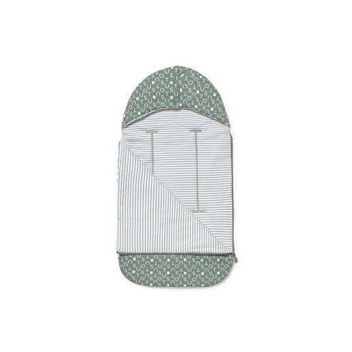 Universal-fit baby footmuff in Soft green