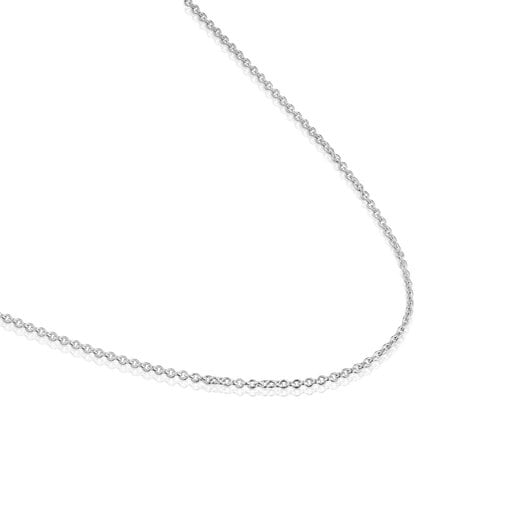 Collier ras du cou en argent sterling et anneaux Basics