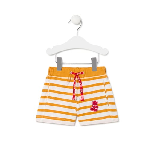 Tous - BoyS Striped Bermudas In Casual Yellow - Bavlna