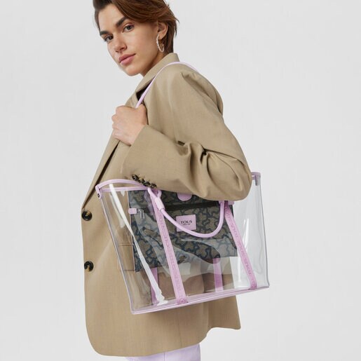 Capazo grande malva TOUS Kaos Summer