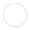 Collar corto de plata Hold Oval