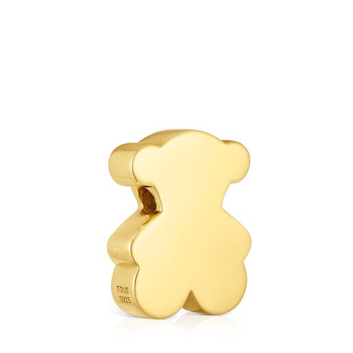 Charm TOUS 1950 oso mediano con baño de oro 18 kt sobre plata