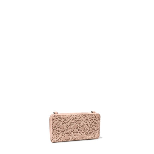 Taupe-colored Wallet-cellphone case Kaos Mini Evolution | TOUS