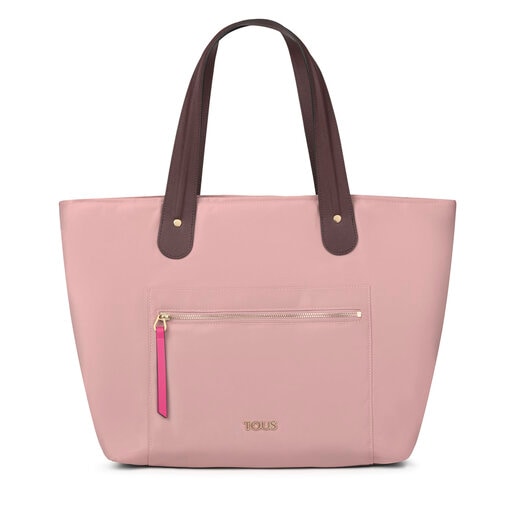 Μεγάλη ροζ τσάντα Tote Shelby