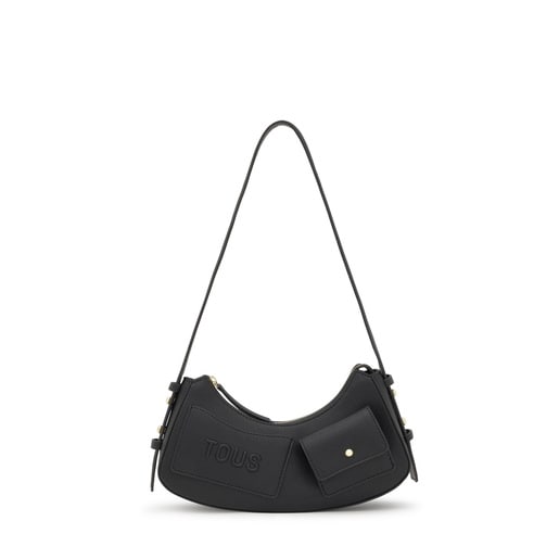 Bolso de hombro negro TOUS Back to basics