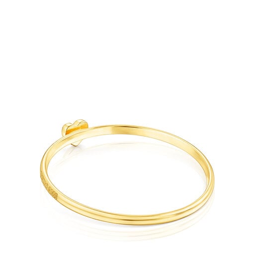 Gold TOUS Cool Joy ring with heart motif