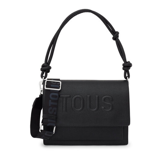 Medium black TOUS La Rue New Audree Crossbody bag | TOUS