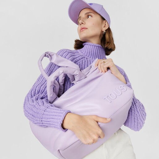 Capazo grande malva TOUS Carol