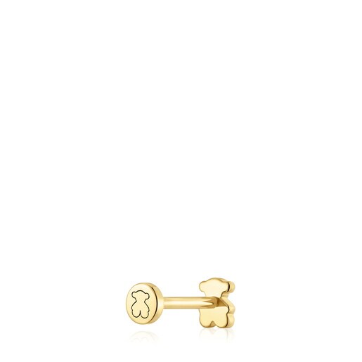 Piercing de oro 14 kt motivo oso 8 mm TOUS Basics