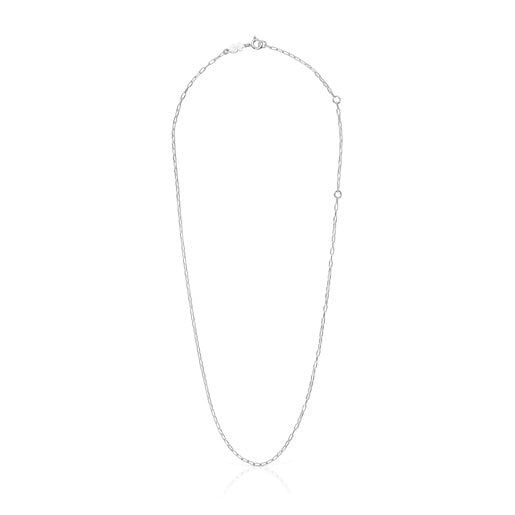 Silver Choker with oval rings measuring 50 cm TOUS Basics | TOUS
