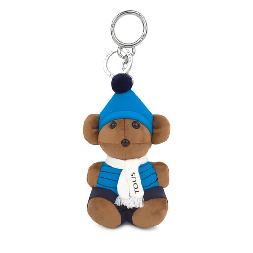 Llavero dorado y azul TOUS Teddy Bear