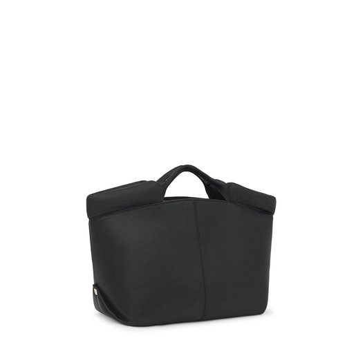 Medium black leather TOUS Balloon Tote bag